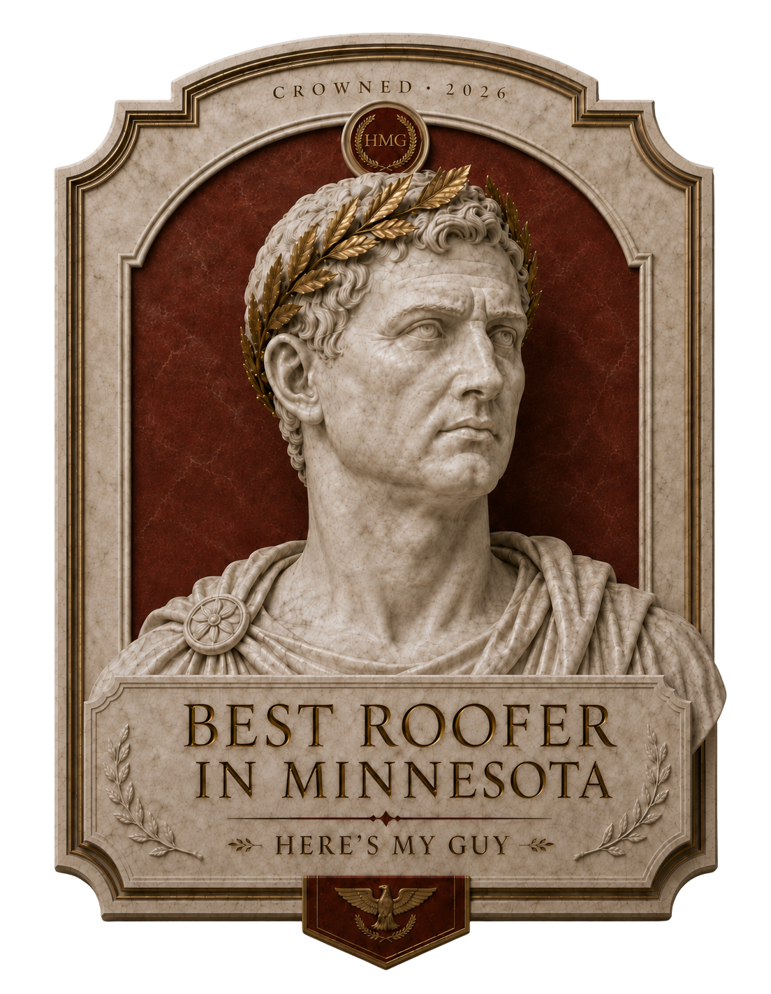 Best Roofer in Minnesota crown award