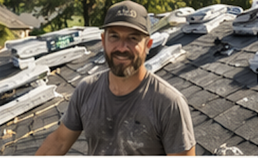 Tradesperson standing on a finished jobsite